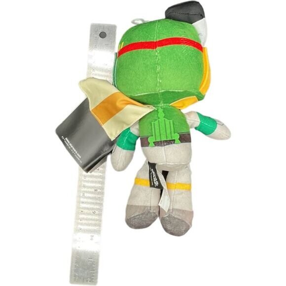 Star Wars Boba Fett Plush Toy 10" Disney Kids Collectible Soft Figure Green Red - Picture 4 of 5